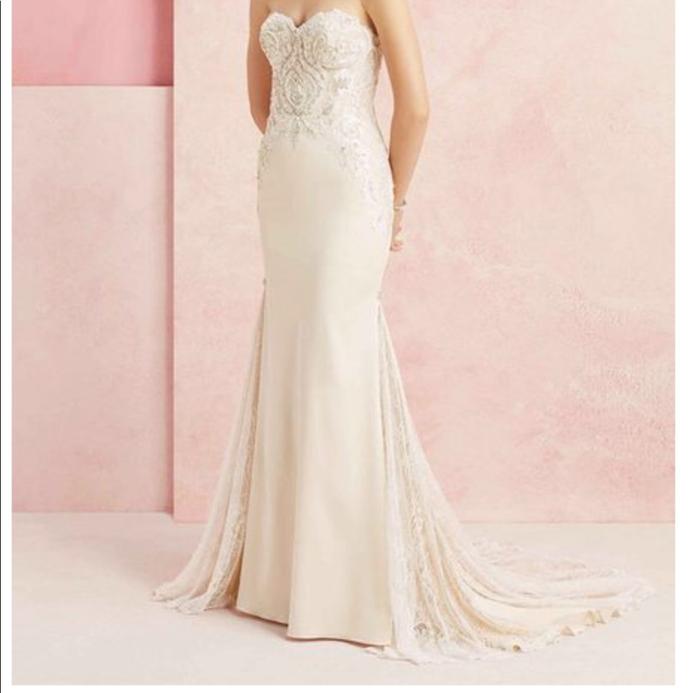 Stunning Wedding Dress,Veil from Casablanca Bridal